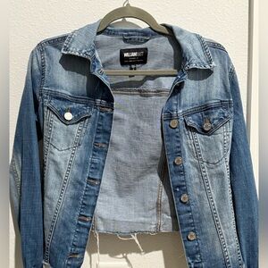 William Rast Jean Jacket - Frayed Bottom - Size Small